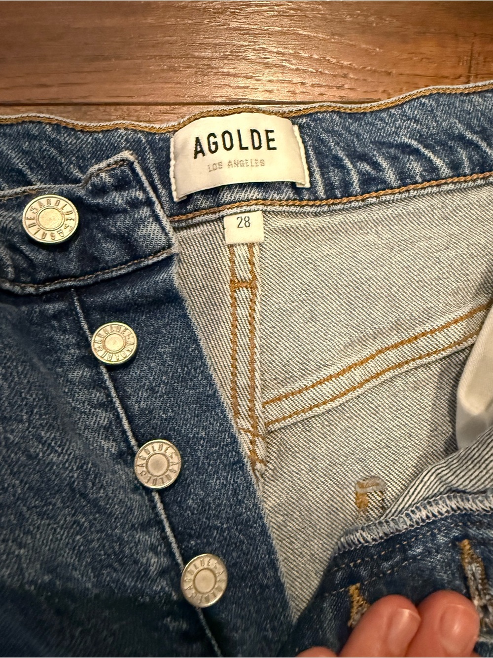 Agolde Riley straight jeans - Picture 2 of 4